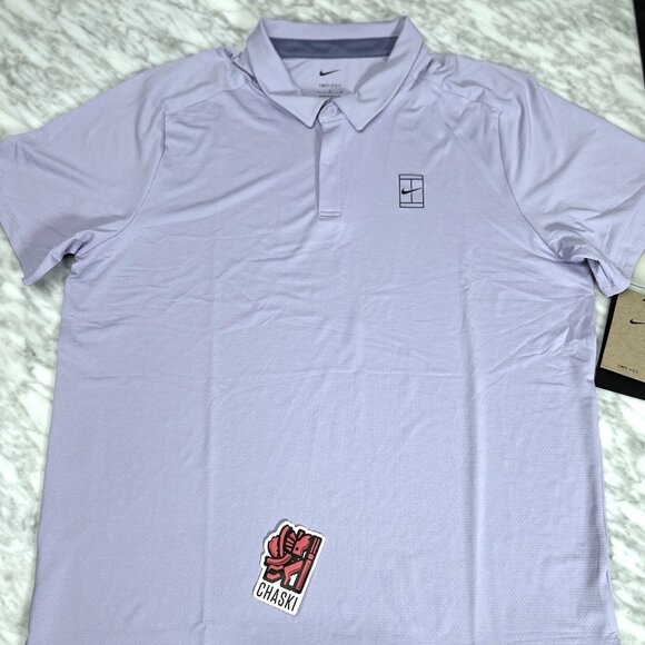 Nike Dri-Fit Court Advantage Tennis Polo Shirt Performance Large nike FZ6907 505 - Picture 1 of 14